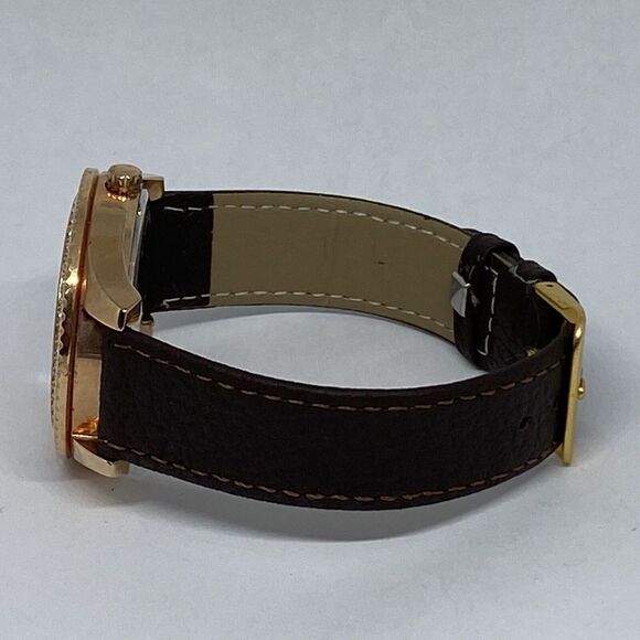 Fossil Stella ES3590 Women's Brown Leather Rose Analog Dial Quartz Watch NO119 - Picture 9 of 12